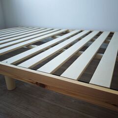 【12/23迄/無料】ニトリ/セミダブル/ベッドフレーム+マットレスの画像