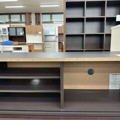 ★リユースのサカイ高崎店★TJ13677  テレビ台 黒 H32.5×D34×W95 クリーニング済みの画像