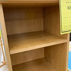 A-872【リユースのサカイ野々市店】ジモティ来店特価‼ 本棚 木製 木目調 ブラウン クリーニング済みの画像
