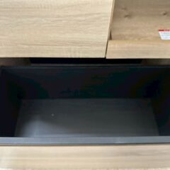 ★リユースのサカイ高崎店★TJ13678 (株)アイリスオーヤマ 食器棚 ベージュ H175.5×D41×W79.5 クリーニング済みの画像