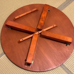 【無料】木製ちゃぶ台（折りたたみ式）※引き取り限定の画像