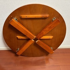 【無料】木製ちゃぶ台（折りたたみ式）※引き取り限定の画像