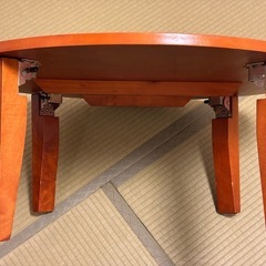 【無料】木製ちゃぶ台（折りたたみ式）※引き取り限定の画像