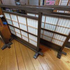 衝立4枚組（和風調）現状渡し中古品です。引取り専用（今まで使用していました。）の画像