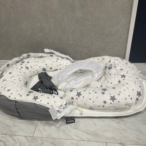 新品未使用✨️ ベッドインベッド 赤ちゃん 新生児 添い寝 ベビーベッド 折りたたみ 持ち運び便利 コンパクト 軽量 洗濯可能 防水 通気性 寝返り防止 クッション 可愛い 布団 長く使える 出産祝い ギフト 乳幼児