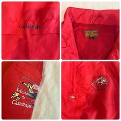 【美品】CASTELBAJAC カステルバジャック ナイロンジャケット XL 赤の画像