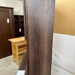 ★リユースのサカイ高崎店★TJ13680 (株)ポン家具 食器棚 茶 H181.5×D44×W80 クリーニング済みの画像