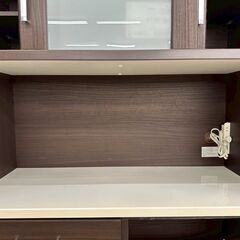 ★リユースのサカイ高崎店★TJ13681  レンジボード ダークブラウン H180.5×D40×W104.5 クリーニング済みの画像