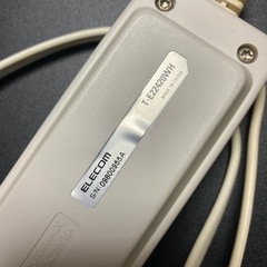 ELECOMの個別スイッチ付き 省エネタップ  T-E22420WHの画像