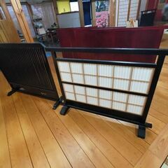 衝立3枚組（デザイン違い）現状渡し中古品です。引取り専用（今まで使用していました。）の画像