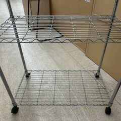 ★リユースのサカイ高崎店★TJ13683  スチールラック シルバー H190.5×D45×W90 クリーニング済みの画像