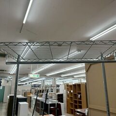 ★リユースのサカイ高崎店★TJ13683  スチールラック シルバー H190.5×D45×W90 クリーニング済みの画像