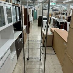 ★リユースのサカイ高崎店★TJ13683  スチールラック シルバー H190.5×D45×W90 クリーニング済みの画像