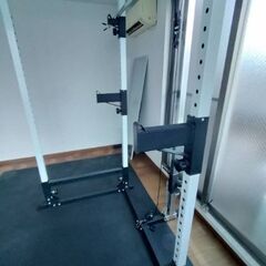 バーベルシャフト付アイロテック　マルチパワーラックの画像