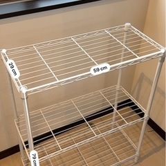 引っ越しのためスチールラックお譲りします（使用感あり 手渡し）の画像