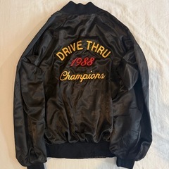 80s 90s usa製 HARTWELL BURGERKING スタジャン Lの画像