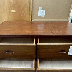 ★リユースのサカイ高崎店★TJ13685  整理ダンス 茶 H131.5×D44×W100.5 クリーニング済みの画像
