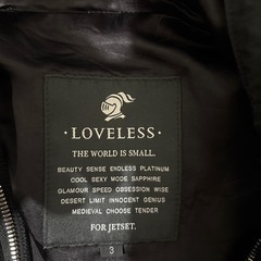 ラブレスダウンジャケットの画像