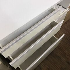 【ジャングルジャングル広陵店】家具　キッチンボード　ユーアイ　ホワイト　【ジモティー特別価格】の画像