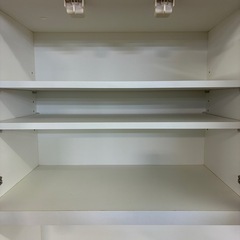 【ジャングル深井店】★食器棚(白) 食器棚 ホワイト 家具 収納家具 キッチン家具 簡易クリーニング済 堺市 深井 【FU3100】の画像