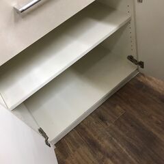 【ジャングルジャングル広陵店】家具　キッチンボード　パモウナ　ホワイト　【ジモティー特別価格】の画像