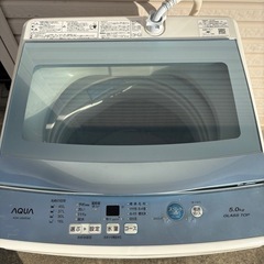 ガラストップ洗濯機の画像