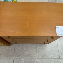 ★リユースのサカイ高崎店★TJ13688  整理ダンス 茶 H74.5×D43.5×W81.5 クリーニング済みの画像