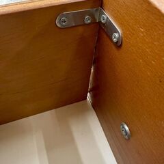 ★リユースのサカイ高崎店★TJ13688  整理ダンス 茶 H74.5×D43.5×W81.5 クリーニング済みの画像