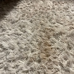 大きめラグ（200cm×140cm、白色）の画像