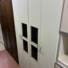 【ジャングル深井店】★キャビネットホワイト(タンスセット) 衣類...