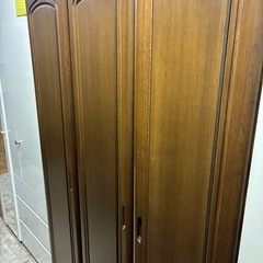【ジャングル深井店】★3枚扉 洋タンス ブラウン 茶 収納家具 ...