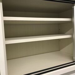 【ジャングルジャングル広陵店】家具　食器棚　ホワイト　【ジモティー特別価格】の画像