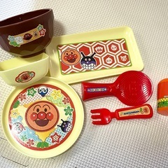 【ままごとセット】アンパンマン　おしゃべり炊飯器と和食セットの画像