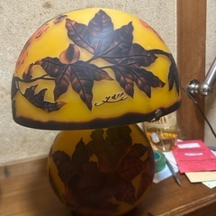 高さ35㎝【希少】【特大】エミールガレ風　レプリカ　ランプ　卓上照明の画像