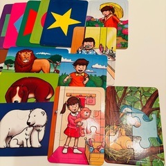 【家庭保育園】たのしい幼児のパズル　知育玩具の画像