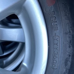 13インチ　タイヤ、アルミ4本セットの画像