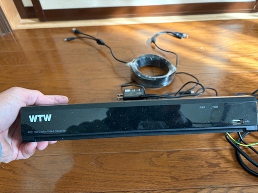 WTW ビデオレコーダー 4TB セット　カメラ　ケーブルセット不具合確認 WTW ビデオレコーダー 4TB セット カメラ ケーブルセット不具合確認