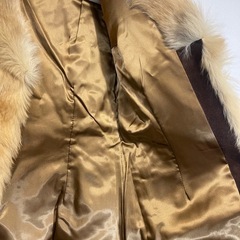 毛皮 コート ブラウン アウター FOXの画像