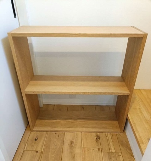 無印良品　スタッキングシェルフ　ワイド2段