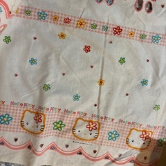 新品）キティ　カフェカーテンの画像