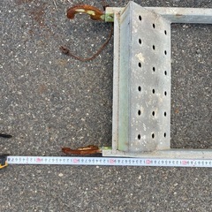 足場 階段 残り3本の画像