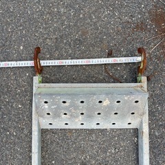 足場 階段 残り3本の画像