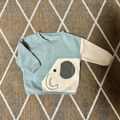 70㎝　80㎝　アニマルベビー服3点セットの画像