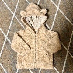 70㎝　80㎝　アニマルベビー服3点セットの画像