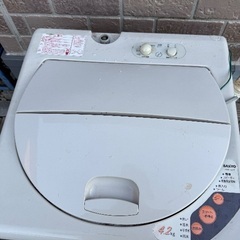 サンヨー洗濯機の画像