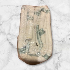 ❤️新品未使用⭐️HAOCOO カーペット 洗える 185х185cm 約2畳　ラグ オールシーズン適用 ふわふわ 滑り止め ホットカーペット対応 低反発 防音 正方形 ラグマット アンティーク 抗菌防臭 モロコシ柄 北欧風 アイボリー☘️の画像