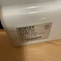 ミシン　美品　数回使用の画像