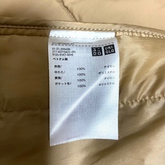 《UNIQLO》ダウンベストの画像