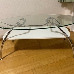 ガラス テーブル お洒落の画像