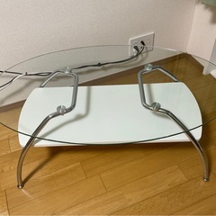 ガラス テーブル お洒落の画像